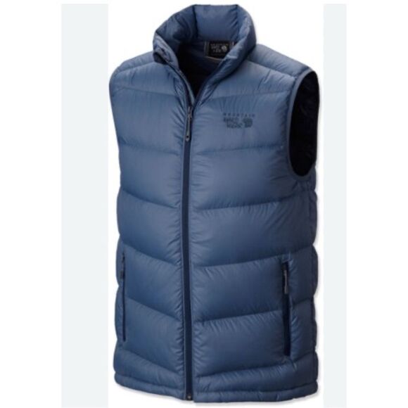 MOUNTAIN HARDWEAR RATIO DOWN MOUNTAIN PUFFY VEST in Deep turquoise Size M - Picture 1 of 8